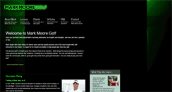 Desktop Screenshot of markmooregolf.com