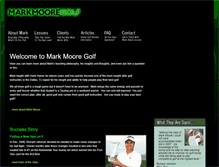 Tablet Screenshot of markmooregolf.com